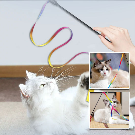 Jouet pour chat rubanc multicolor