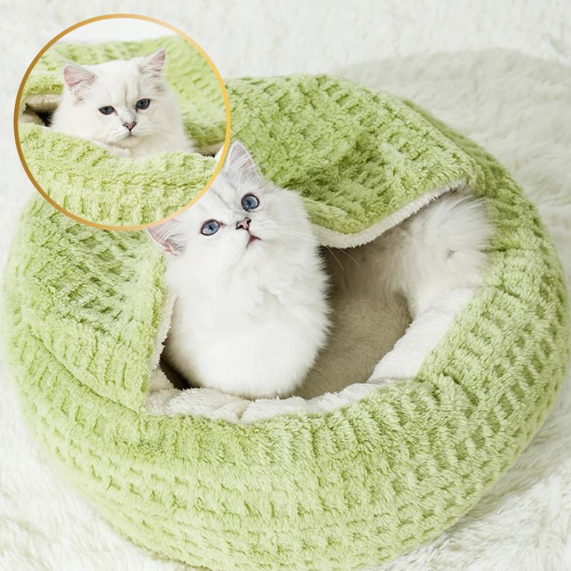 coussin à chat en coton