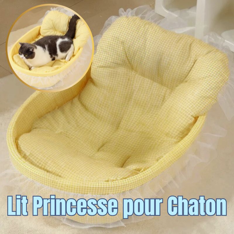 coussin pour chat Lit princesse pour chaton