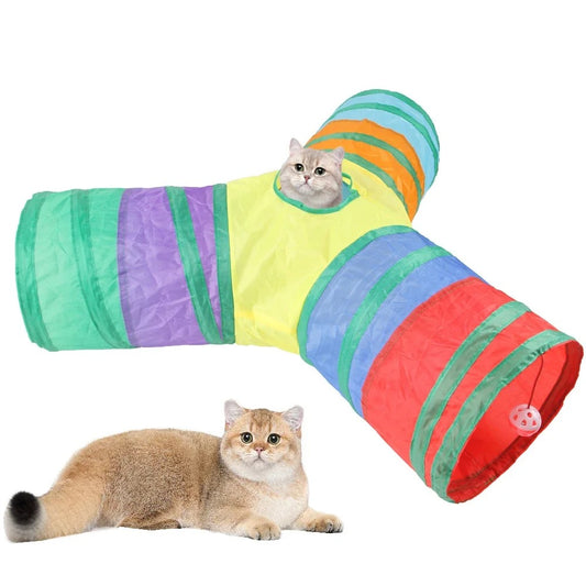 jeu pour chat tunnel y et chat