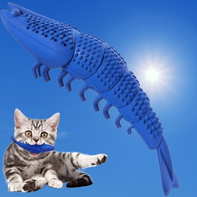 jouet interactif chat - CatnipToys™ - Bleu - Griffes & Ronrons