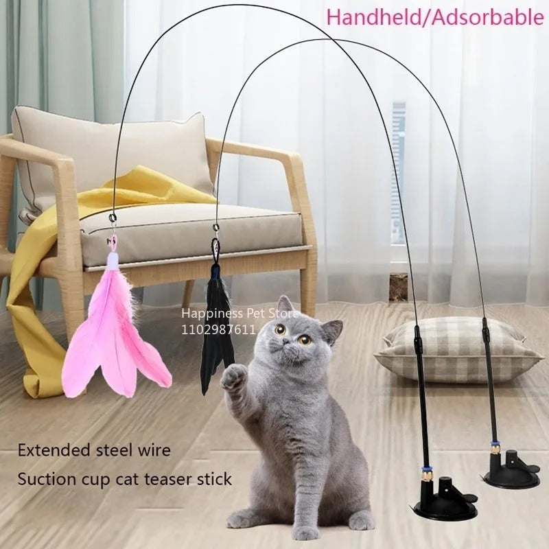 jouet pour chat chat joue avec baton