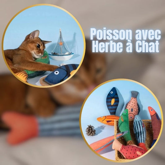 jouet pour chat poisson